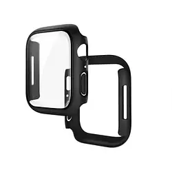 Чохол для смарт-годинника Hoco для Apple iWatch7/8 WS4 (45mm) Black Shadow 3D protective case+film