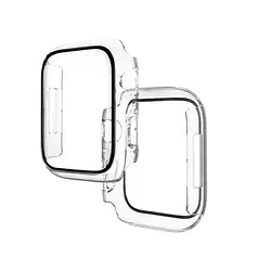 Чохол для смарт-годинника Hoco для Apple iWatch7/8 WS4 (45mm) Transparent Shadow 3D protective case+film