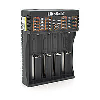 ЗУ универсальное Liitokala lii-402, 4 канала,LCD дисплей, поддерживает Li-ion, Ni-MH и Ni-Cd AA (R6), ААA