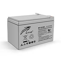 Аккумуляторная батарея AGM RITAR RT12140H, Gray Case, 12V 14.0Ah ( 151 x 98 x 95 (101) ),4.2 kg Q4 m