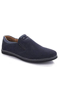 Туфлі чоловічі темно-синього кольору 179636P
