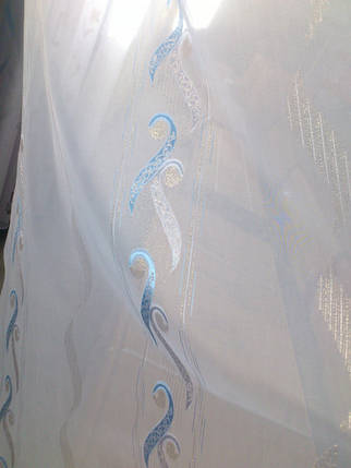 Тюль вуаль фентезі "Шик" блакитний, фото 2