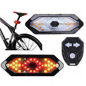 Сигнал повороту з пультом керування для велосипеда FY-1820 Black