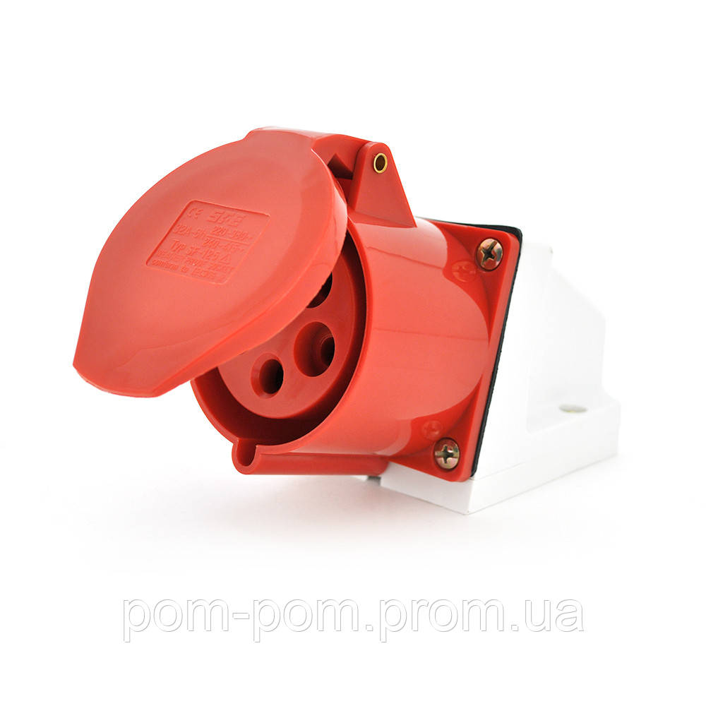 Розетка кабельная накладная SF-125, 5 контактов, 3Р+N+E, 32А, 380V ...