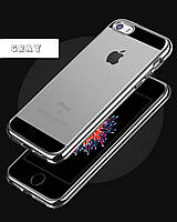 Чохол Iphone 5 / 5S / SE силікон TPU темно-сірий