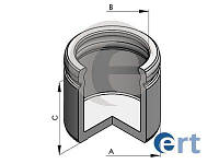 Поршень перед. супорта VW T-5 з03р.в. 60мм. (ERT)
