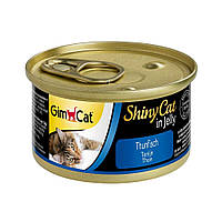Вологий корм для котів GimCat Shiny Cat 70 г (тунець) h