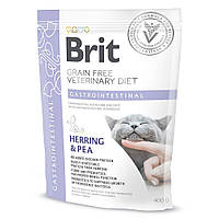 Сухой корм для кошек, при заболеваниях желудочно-кишечного тракта Brit GF Veterinary Diet Gastrointestinal 400