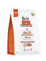 Сухий корм Brit Care Medium ягня рис для середніх порід 3 кг