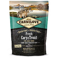 Сухой корм для взрослых собак всех пород Carnilove Fresh Carp & Trout 1,5 кг (рыба) p