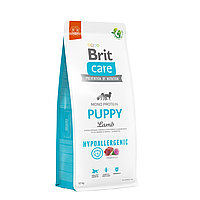 Сухой корм для щенков всех пород Brit Care Dog Hypoallergenic Puppy | (ягненок) 12 кг p