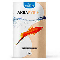 Натуральный корм для аквариумных рыб Природа Акварубин 10 г (для всех аквариумных рыб) h