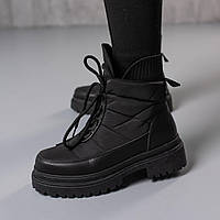 Ботинки женские Fashion Troktsky 3859 38 размер 24,5 см Черный d