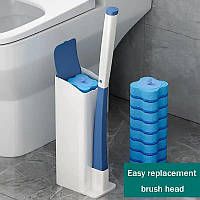 Пристрій для чищення туалету зі змінними насадками Toilet cleaner set XL-852