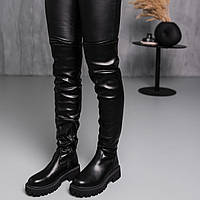 Ботфорты женские зимние Fashion Sleipnir 3886 38 размер 24,5 см Черный d