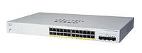 Коммутатор Cisco CBS220 24хGE, PoE, 4x1G Sfp, Smart