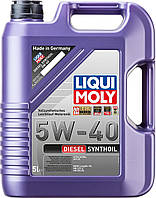 Полностью синтетическое моторное масло Liqui Moly Diesel Synthoil 5W-40, 5л(897052385755)