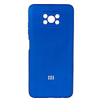 Чохол Full Case with frame для Xiaomi Poco X3 Колір 44, Shiny blue h