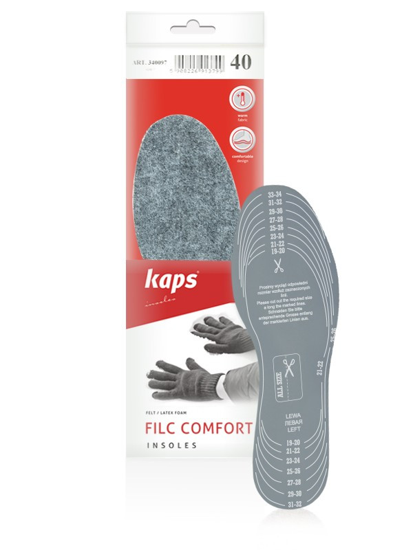 Теплі самовирізні устілки Kaps Filc Comfort, фото 1