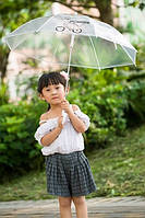 Зонт детский складной WK mini Umbrella WT-U06-transparent прозрачный d