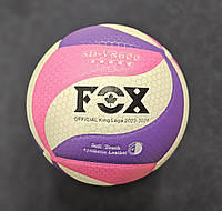 Мяч волейбольный FOX SDV8600 PU розово-бело-фиолетовый