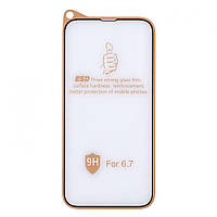 Защитное стекло 9H Design for Apple Iphone 14 Plus Цвет Черный p