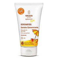 Солнцезащитный крем SPF 50+ Weleda "Эдельвейс", для чувствительной кожи, 50 мл