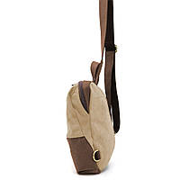 Слинг через плечо, нагрудная сумка из кожи и канваса TARWA RCs-1905-3md хорошее качество