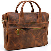 Винтажная кожаная мужская сумка RY-7122-3md TARWA хорошее качество