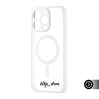 Чохол Color Edge with MagSafe (зaхист камери) iPhone 15 Pro Max White