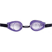 Детские очки для плавания Intex размер S 3+, обхват головы ≈ 48-52 см, Фиолетовый (IP-166943)