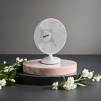 Вентилятор настольный BITEK 16" (40см) 110Вт 3 пласт. лоп. белый BT-1610