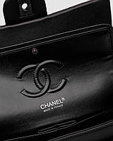 Chanel Classic 2.55 Medium Double Flap in Black 25 х 15 х 6 см женские сумочки и клатчи хорошее качество