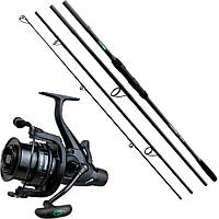 Набор Карповое удилище Carp Pro CP One Blackpool Travel 3.6м 12' 3lb BPCT360-4+Катушка Carp Pro D-Carp 6000 FS