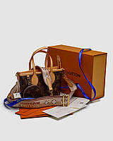 Louis Vuitton Monogram Neverfull BB Beige 21 х 14 х 7 см женские сумочки и клатчи хорошее качество