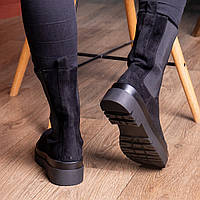 Ботинки женские Fashion Sid 2462 37 размер 24 см Черный n