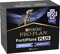 Пробиотик для взрослых собак и щенков Purina Pro Plan FortiFlora Plus для миклофлоры кишечника 30 шт по 2 г