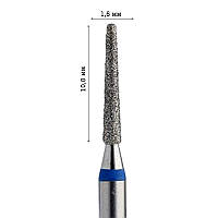 Фреза насадка алмазная для маникюра (бор HP) КОНУС ЗАКРУГЛЕННЫЙ 1,6/10,0 мм UMG 806.104.198.524.016