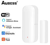 WiFi Датчик открытия двери и окон Aubess, Tuya, Smart life