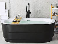 Окремостояча ванна Black Empresa 1700 x 800 мм Зручна велика ванна Ванна окремостояча для квартири