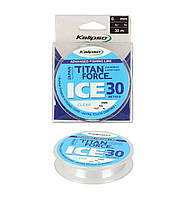 Леска Kalipso Titan Force Ice CL 30м 0.10мм 1.8кг (цвет: прозрачный/clear) (леска для зимней рыбалки)