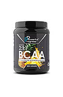 БЦАА + Глутамин Amino BCAA 2:1:1 Glutamine Powerful Progress 500 g,аминокислота вкус Апельсин Ананас