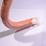 Двосторонній фаллоїмітатор для пар, фалоїмітатор із подвійною головкою гнучкий, інтимні іграшки, фото 6