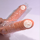 Двосторонній фаллоїмітатор для пар, фалоїмітатор із подвійною головкою гнучкий, інтимні іграшки, фото 5
