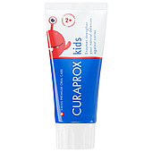 Дитяча зубна паста з фтором з 2 років Полуниця Curaprox 10 мл