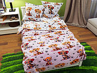 Односпальный комплект детского постельного белья с принтом животные тигренок 150*220 из Бязи Gold Черешенка™