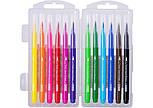 Фломастери-пензлики BRUSH-TIPPED, 12 кольорів, лінія 2-5 мм, фото 4