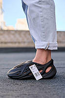 Женская летняя стильная обувь Adidas Yeezy Foam Runner Black , новинка качественные черные
