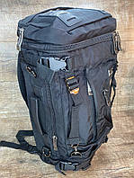 Велика туристична сумка-рюкзак для роботи, навчання, прогулянок, подорожей 36 л В 311 ЧОРНИЙ ds