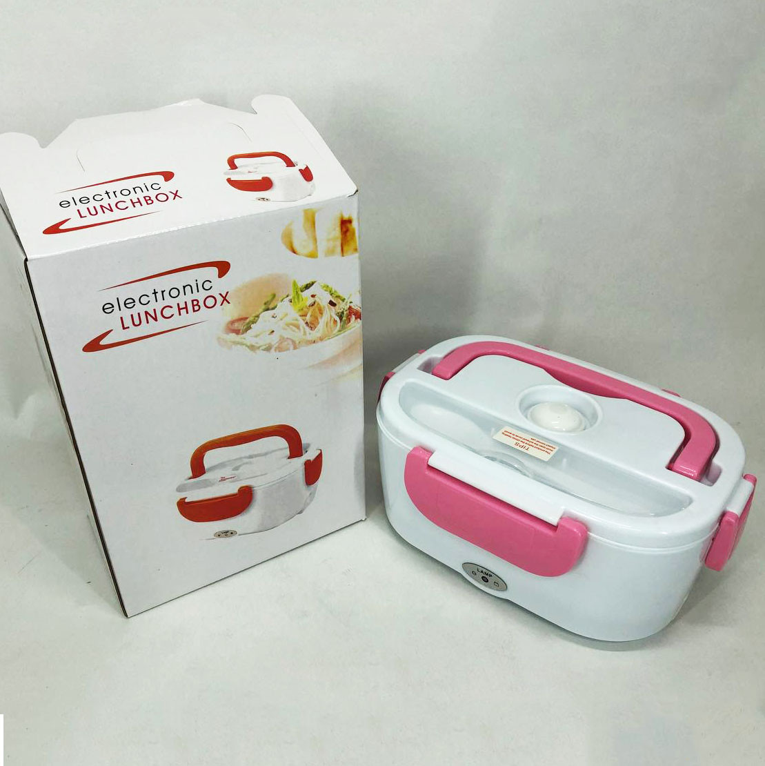Ланч-бокс з підігрівом Lunch Box (220В). Колір: рожевий, фото 1
